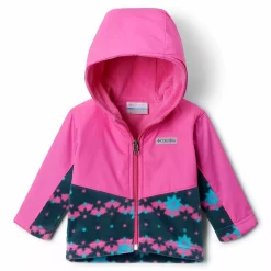 Baby Girl Columbia Steens Mountain Overlay Fleece Full Zip Hooded Jacket