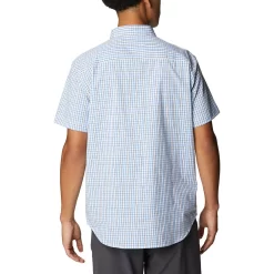 Men's Columbia Carolina Blue North Carolina Tar Heels Rapid Rivers Logo Button-Down Shirt -Columbia Vogue 5751699 ALT2