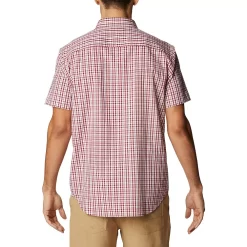 Men's Columbia Crimson Alabama Crimson Tide Rapid Rivers Logo Button-Down Shirt -Columbia Vogue 5751992 ALT2