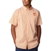 Men's Columbia Tennessee Orange Tennessee Volunteers Rapid Rivers Logo Button-Down Shirt