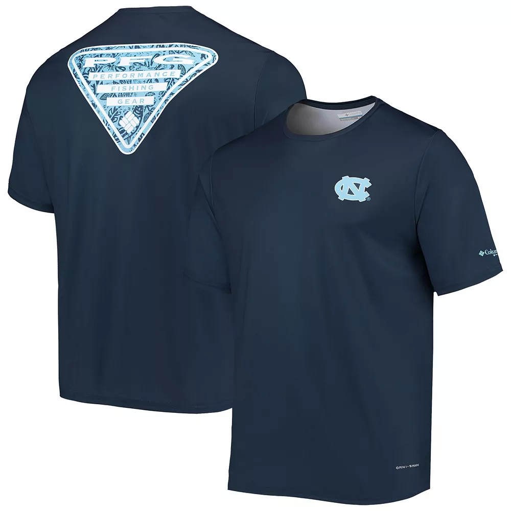 Men's Columbia Navy North Carolina Tar Heels Terminal Tackle Omni-Shade T-Shirt 1 Men's Columbia Navy North Carolina Tar Heels Terminal Tackle Omni-Shade T-Shirt