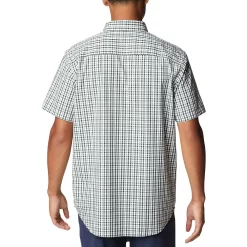 Men's Columbia Green Michigan State Spartans Rapid Rivers Logo Button-Down Shirt -Columbia Vogue 5762409 ALT2