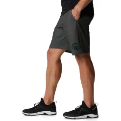 Men's Columbia Gray Michigan State Spartans Twisted Creek Omni-Shield Shorts