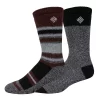 Men's Columbia Lifestyle Repreve Marl Stripe Crew Socks