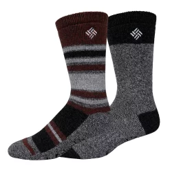 Men's Columbia Lifestyle Repreve Marl Stripe Crew Socks