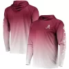 Men's Columbia PFG Crimson Alabama Crimson Tide Terminal Tackle Omni-Shade UPF 50 Long Sleeve Hooded Top