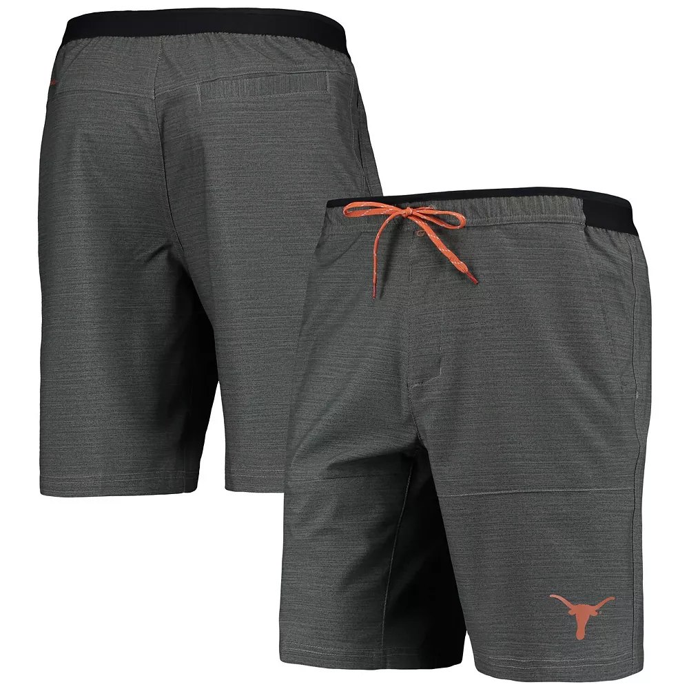 Men's Columbia Gray Texas Longhorns Twisted Creek Omni-Shield Shorts 1 Men's Columbia Gray Texas Longhorns Twisted Creek Omni-Shield Shorts