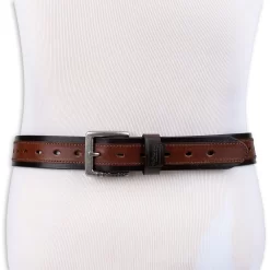 Men's Columbia Fully Adjustable Casual Leather Belt, Regular And Big & Tall -Columbia Vogue 5826197 ALT4