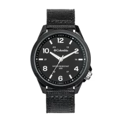Columbia Men's Crestview Black Dial Nylon Strap Watch