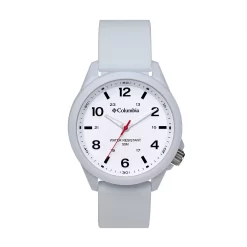 Columbia Men's Crestview White Silicone Strap Watch