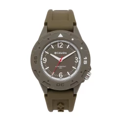 Columbia Men's Trailhead Olive Silicone Strap Watch