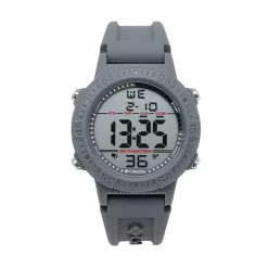 Columbia Men's Peak Patrol Digital Gray Silicone Strap Watch
