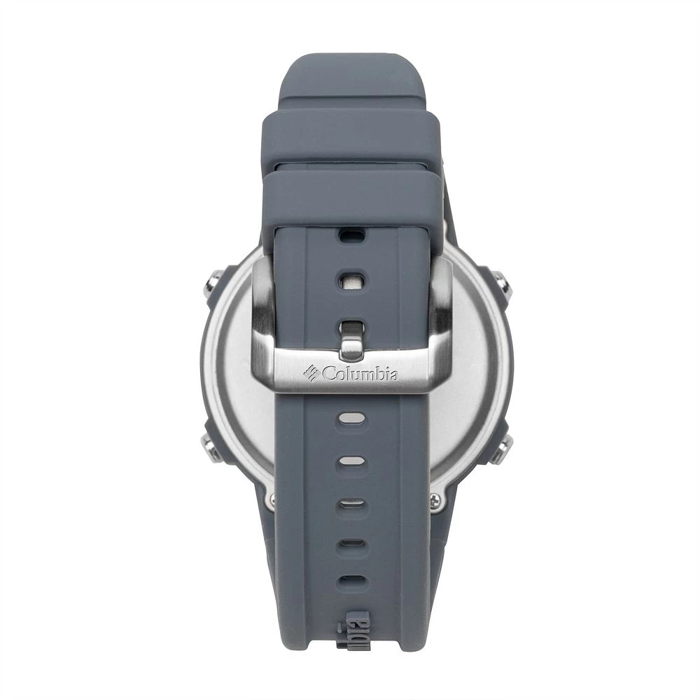 Columbia Men's Peak Patrol Digital Gray Silicone Strap Watch 2 Columbia Men's Peak Patrol Digital Gray Silicone Strap Watch - Image 2
