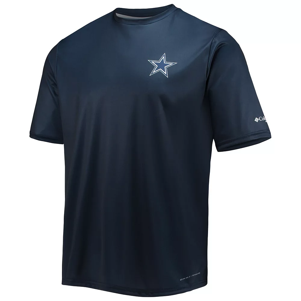 Men's Columbia Navy Dallas Cowboys Terminal Tackle Omni-Shade T-Shirt 3 Men's Columbia Navy Dallas Cowboys Terminal Tackle Omni-Shade T-Shirt - Image 3