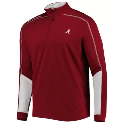 Men's Columbia Crimson Alabama Crimson Tide Shotgun 2.0 Omni-Wick Quarter-Zip Jacket -Columbia Vogue 5950680 ALT2