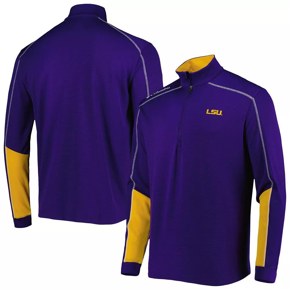 Men's Columbia Purple LSU Tigers Shotgun 2.0 Omni-Wick Quarter-Zip Jacket 1 Men's Columbia Purple LSU Tigers Shotgun 2.0 Omni-Wick Quarter-Zip Jacket