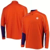 Men's Columbia Orange Clemson Tigers Shotgun 2.0 Omni-Wick Quarter-Zip Jacket