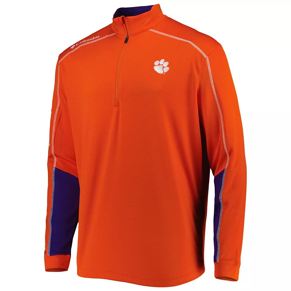 Men's Columbia Orange Clemson Tigers Shotgun 2.0 Omni-Wick Quarter-Zip Jacket 3 Men's Columbia Orange Clemson Tigers Shotgun 2.0 Omni-Wick Quarter-Zip Jacket - Image 3