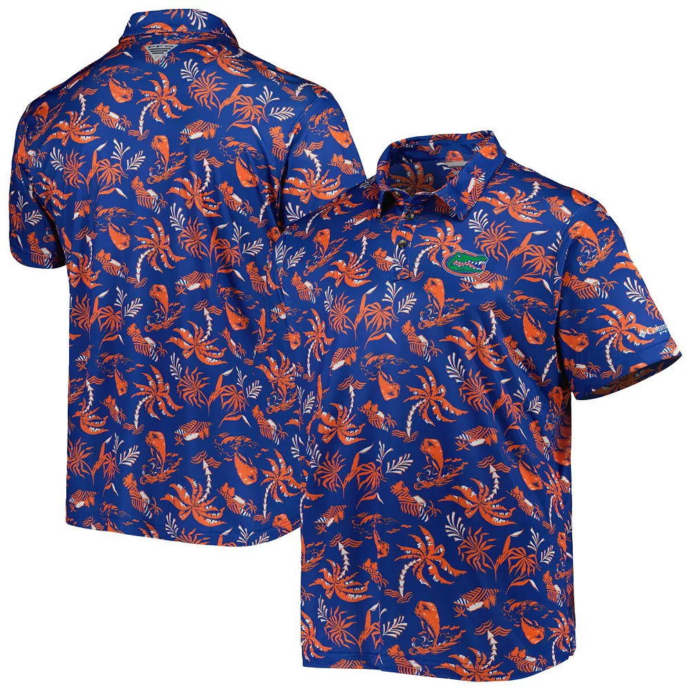 Men's Columbia Royal Florida Gators Super Terminal Tackle Omni-Shade Polo 1 Men's Columbia Royal Florida Gators Super Terminal Tackle Omni-Shade Polo