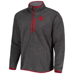 Men's Columbia Gray Oklahoma Sooners Canyon Point Raglan Half-Zip Top 6 Men's Columbia Gray Oklahoma Sooners Canyon Point Raglan Half-Zip Top -Columbia Vogue 5951559 ALT2