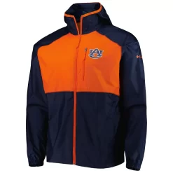 Men's Columbia Navy Auburn Tigers Flash Forward Full-Zip Windbreaker Jacket 5 Men's Columbia Navy Auburn Tigers Flash Forward Full-Zip Windbreaker Jacket -Columbia Vogue 5951740 ALT2
