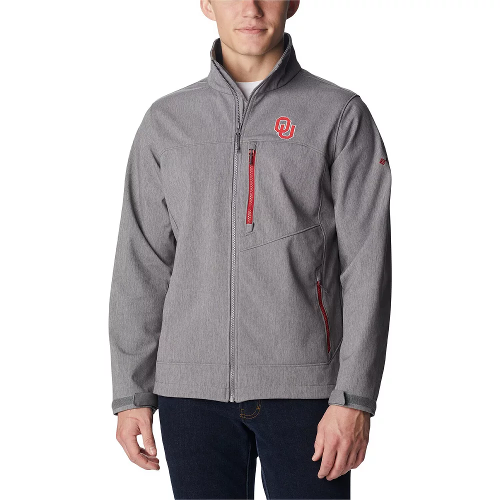 Men's Columbia Gray Oklahoma Sooners Ascender II Full-Zip Jacket 2 Men's Columbia Gray Oklahoma Sooners Ascender II Full-Zip Jacket - Image 2