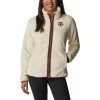 Women's Columbia Cream Texas A&M Aggies Fireside II Sherpa Full-Zip Jacket