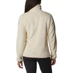 Women's Columbia Cream Texas A&M Aggies Fireside II Sherpa Full-Zip Jacket -Columbia Vogue 5969528 ALT2