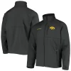 Men's Columbia Charcoal Iowa Hawkeyes Collegiate Ascender Full-Zip Softshell Jacket