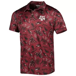 Men's Columbia Maroon Texas A&M Aggies Super Terminal Tackle Omni-Shade Polo -Columbia Vogue 5983154 ALT2