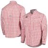 Men's Columbia Scarlet Ohio State Buckeyes Super Tamiami Omni-Wick Long Sleeve Button-Down Shirt