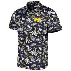 Men's Columbia Navy Michigan Wolverines Super Terminal Tackle Omni-Shade Polo -Columbia Vogue 6002489 ALT2