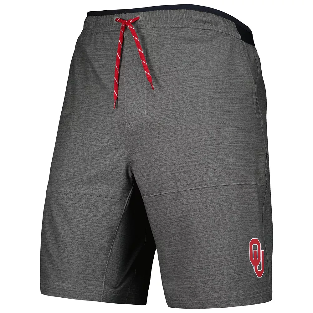 Men's Columbia Gray Oklahoma Sooners Twisted Creek Omni-Shield Shorts 3 Men's Columbia Gray Oklahoma Sooners Twisted Creek Omni-Shield Shorts - Image 3