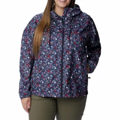 Plus Size Columbia Flash Challenger™ Hooded UPF 40 Windbreaker Jacket