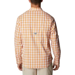 Men's Columbia Tennessee Orange Tennessee Volunteers Super Tamiami Omni-Shade Long Sleeve Button-Down Shirt -Columbia Vogue 6011303 ALT2