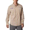 Men's Columbia Gold LSU Tigers Super Tamiami Omni-Wick Long Sleeve Button-Down Shirt