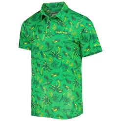 Men's Columbia Green Oregon Ducks Super Terminal Tackle Omni-Shade Polo -Columbia Vogue 6012190 ALT2