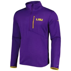 Men's Columbia Purple LSU Tigers Park View Omni-Wick Half-Zip Top -Columbia Vogue 6027894 ALT2