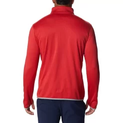 Men's Columbia Crimson Alabama Crimson Tide Park View Omni-Wick Half-Zip Top -Columbia Vogue 6028771 ALT2