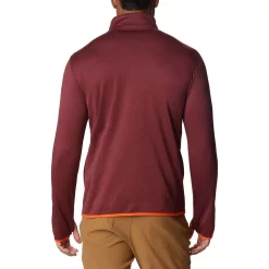 Men's Columbia Maroon Virginia Tech Hokies Park View Omni-Wick Half-Zip Top -Columbia Vogue 6029295 ALT2