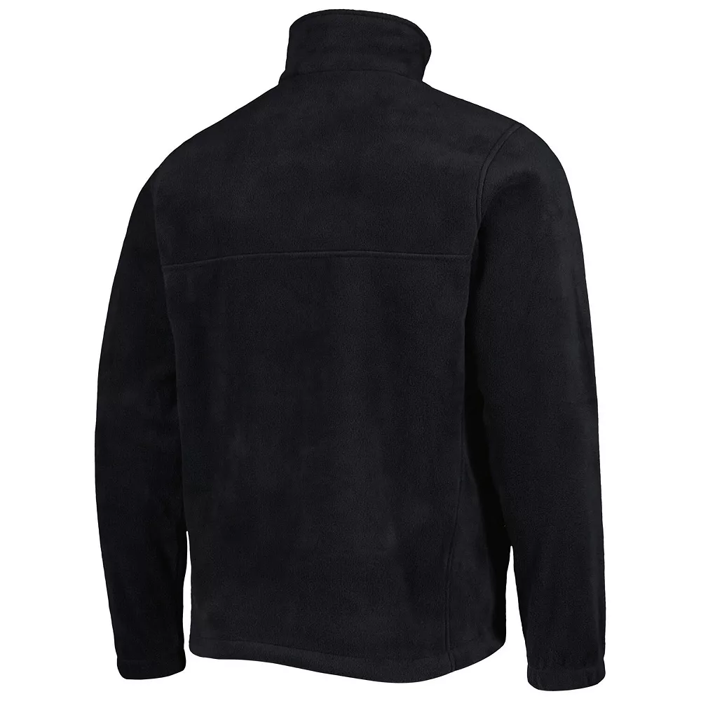 Men's Columbia Black Cincinnati Reds Steens Mountain Full-Zip Jacket 4 Men's Columbia Black Cincinnati Reds Steens Mountain Full-Zip Jacket - Image 4