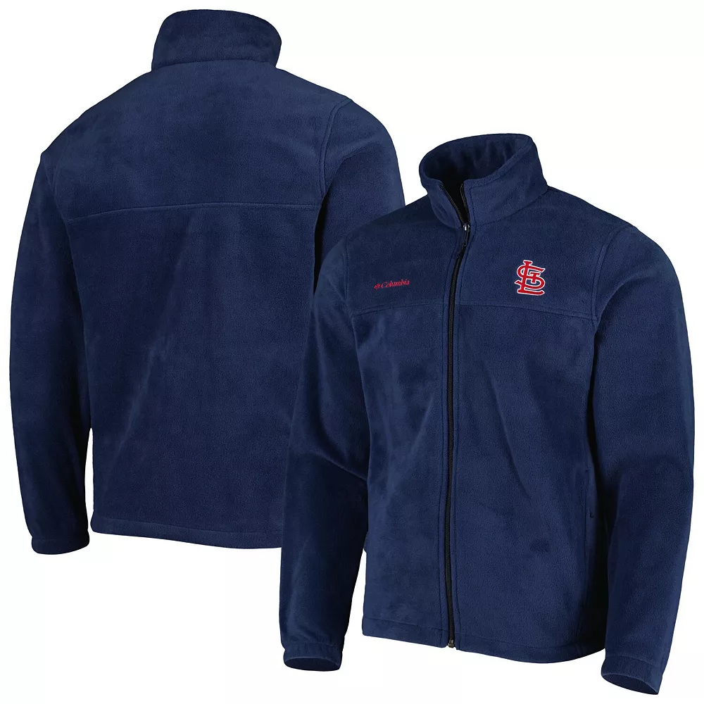 Men's Columbia Navy St. Louis Cardinals Steens Mountain Full-Zip Jacket 1 Men's Columbia Navy St. Louis Cardinals Steens Mountain Full-Zip Jacket