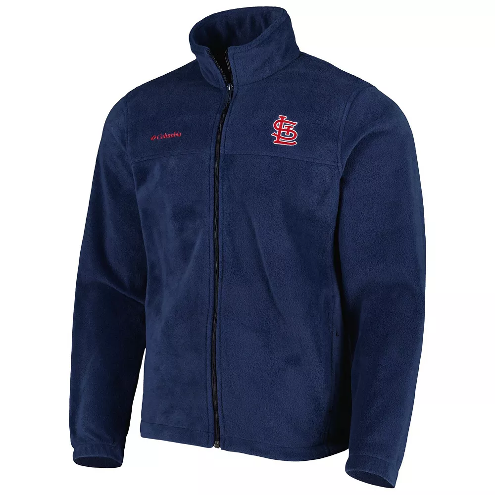 Men's Columbia Navy St. Louis Cardinals Steens Mountain Full-Zip Jacket 3 Men's Columbia Navy St. Louis Cardinals Steens Mountain Full-Zip Jacket - Image 3