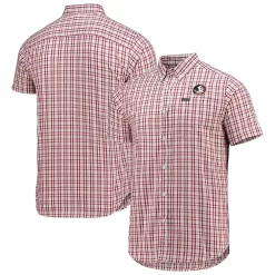 Men's Columbia Garnet Florida State Seminoles Rapid Rivers Logo Button-Down Shirt