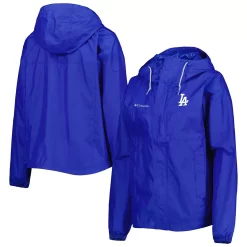 Women's Columbia Royal Los Angeles Dodgers Flash Challenger Windbreaker Jacket