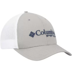 Men's Columbia Gray/White Dallas Cowboys PFG Ball Flex Hat  -Columbia Vogue 6158820 ALT3