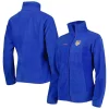 Women's Columbia Royal New York Mets Benton Springs Fleece Full-Zip Jacket