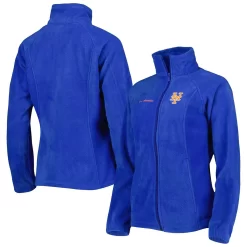 Women's Columbia Royal New York Mets Benton Springs Fleece Full-Zip Jacket