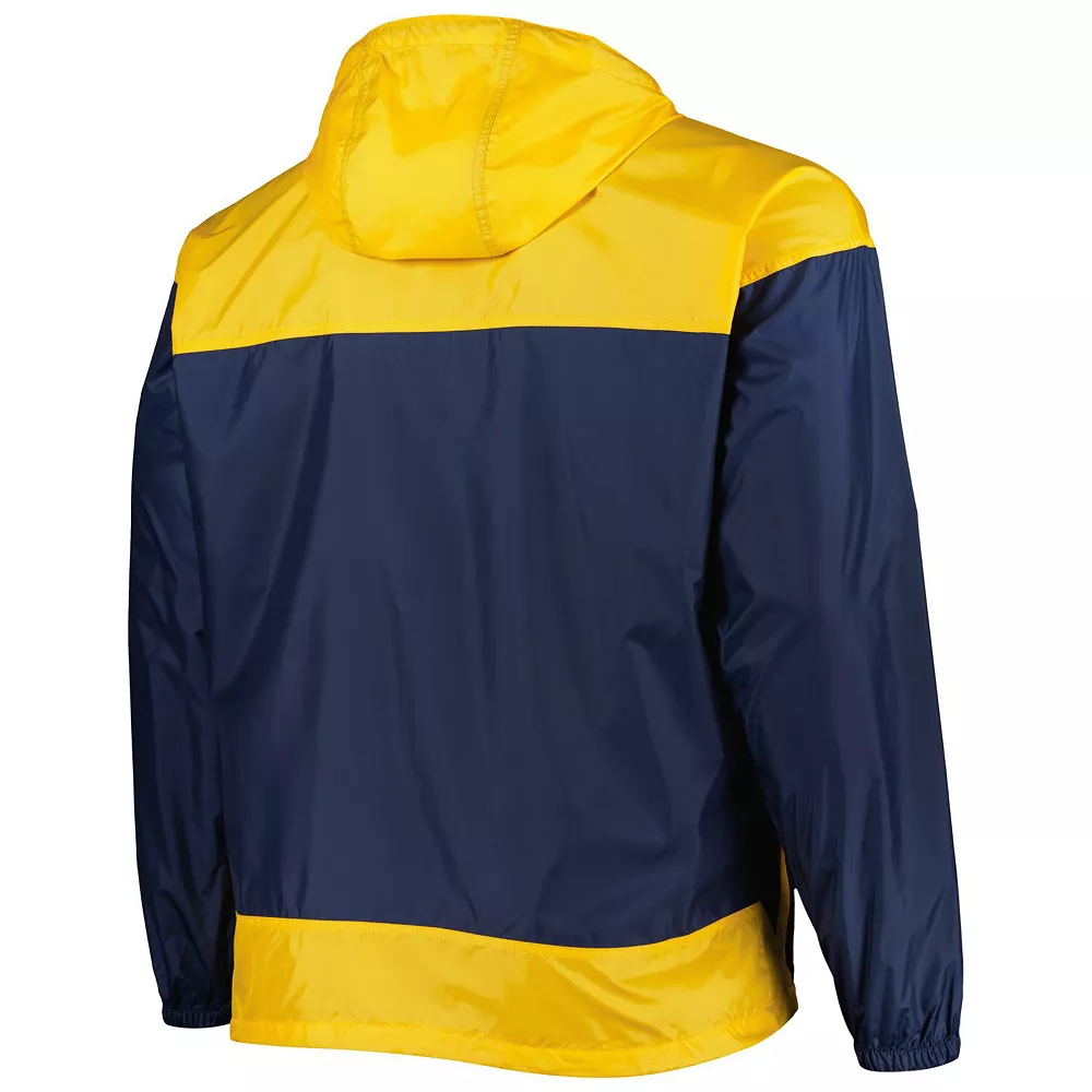 Men's Columbia Navy Milwaukee Brewers Flash Forward Challenger Omni-Shade Full-Zip Windbreaker 4 Men's Columbia Navy Milwaukee Brewers Flash Forward Challenger Omni-Shade Full-Zip Windbreaker - Image 4