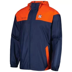 Men's Columbia Navy/Orange Houston Astros Omni-Shade Flash Forward Challenger Full-Zip Windbreaker Jacket 6 Men's Columbia Navy/Orange Houston Astros Omni-Shade Flash Forward Challenger Full-Zip Windbreaker Jacket -Columbia Vogue 6233732 ALT2